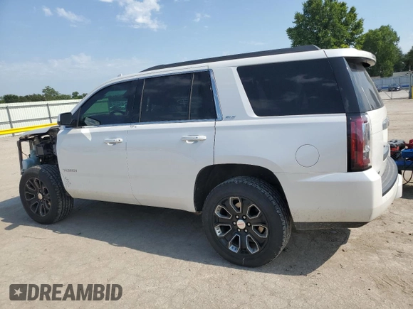 2016 GMC Yukon SLT with VIN 1GKS2BKC2GR253823, listed as a Copart auction lot 62029824 with 98,825 mi miles and Salvage Title. Bid and sale history available at carsss.com. Image 2.