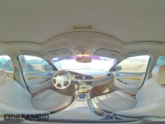 2000 Jaguar S-Type V8 with VIN SAJDA01D6YGL58384, listed as a Copart auction lot 46872315 with 105,274 mi miles and Salvage Title. Bid and sale history available at DreamBid. Image 12.