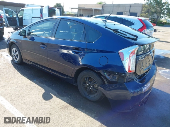2013 Toyota Prius One with VIN JTDKN3DU9D1626932, listed as a IAAI auction lot 42148583 with 48,444 mi miles and . Bid and sale history available at DreamBid. Image 3.