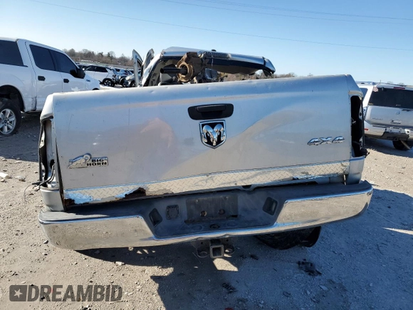 2009 Dodge Ram 2500 SLT with VIN 3D7KS28L09G517505, listed as a Copart auction lot 42186775 with 0 mi miles and Salvage Title. Bid and sale history available at carsss.com. Image 6.