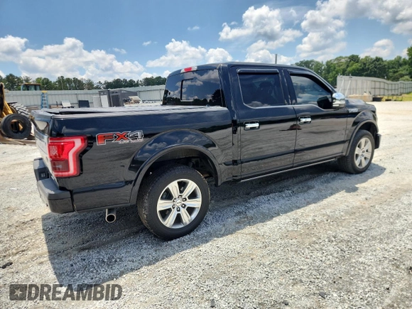 2016 Ford F-150 XLT with VIN 1FTEW1EF9GFB49621, listed as a Copart auction lot 61810865 with 258,610 mi miles and Salvage title. Bid and sale history available at DreamBid. Image 3.