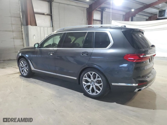 2019 BMW X7 xDrive40i with VIN 5UXCW2C59KL088447, listed as a Copart auction lot 54195265 with 74,390 mi miles and Clean Title. Bid and sale history available at carsss.com. Image 2.