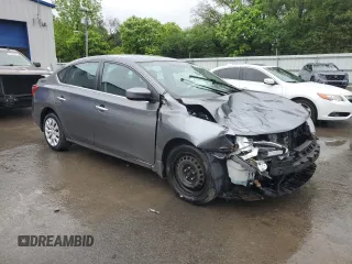 2017 Nissan Sentra S with VIN 3N1AB7AP4HY210804, listed as a Copart auction lot 57949175 with 145,154 mi miles and Salvage title. Bid and sale history available at DreamBid. Image 4.