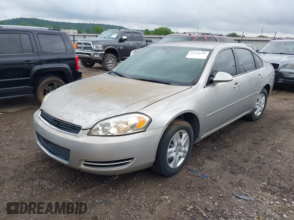 2006 Chevrolet Impala LS z VIN 2G1WB55K269326238, wystawiony jako IAAI lot #42476356 z przebiegiem 117 406 mil mil oraz . Historia ofert i sprzedaży dostępna na DreamBid. Obrazek 2.