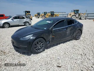 2019 Tesla Model 3 Mid Range with VIN 5YJ3E1EA2KF399116, listed as a Copart auction lot 49609965 with 52,850 mi miles and Salvage Title. Bid and sale history available at carsss.com. Image 1.
