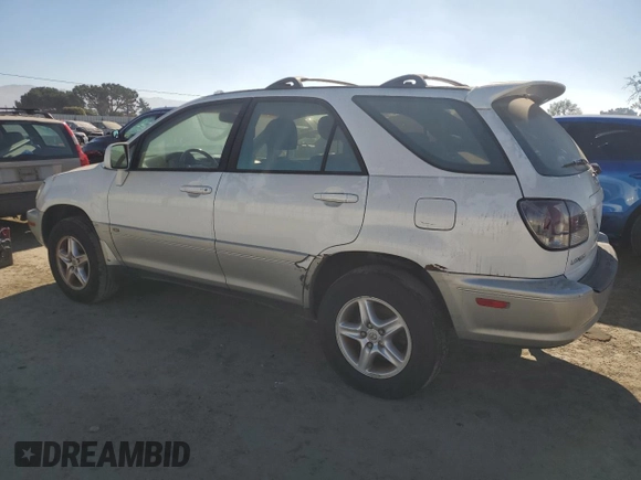 2002 Lexus RX 300 with VIN JTJHF10U820238737, listed as a Copart auction lot 76332134 with 172,219 mi miles and Clean Title. Bid and sale history available at carsss.com. Image 2.
