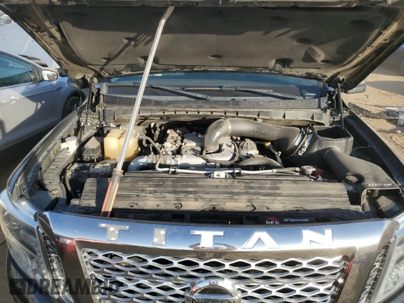 2016 Nissan Titan XD Platinum Reserve with VIN 1N6BA1F40GN506668, listed as a Copart auction lot 76357204 with 89,839 mi miles and Salvage Title. Bid and sale history available at carsss.com. Image 13.