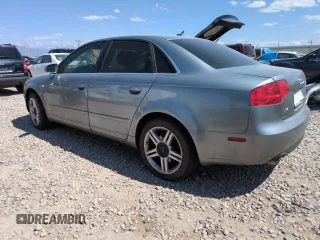 2007 Audi A4 2.0T with VIN WAUDF78EX7A024896, listed as a Copart auction lot 59593995 with 151,980 mi miles and Salvage title. Bid and sale history available at DreamBid. Image 2.
