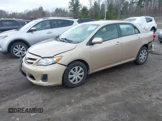 2011 Toyota Corolla L with VIN JTDBU4EE1B9137262, listed as a IAAI auction lot 41972818 with 134,082 mi miles. Bid and sale history available at carsss.com. Image 2.