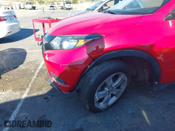 2016 Honda HR-V EX with VIN 3CZRU5H58GM735965, listed as a IAAI auction lot 41848080 with 60,387 mi miles. Bid and sale history available at carsss.com. Image 6.