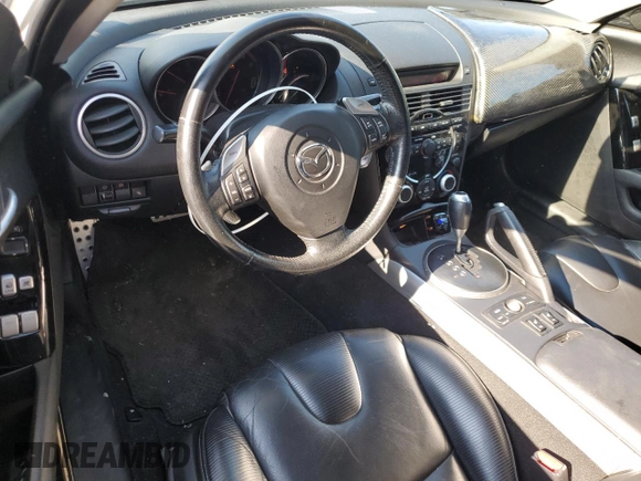 2004 Mazda RX-8 with VIN JM1FE17N040129638, listed as a Copart auction lot 72496364 with 57,966 mi miles and Salvage Title. Bid and sale history available at carsss.com. Image 8.