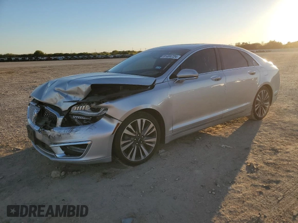 2017 Lincoln MKZ Hybrid Select with VIN 3LN6L5LU3HR637906, listed as a Copart auction lot 81404724 with 33,390 mi miles and Salvage Title. Bid and sale history available at DreamBid. Image 1.