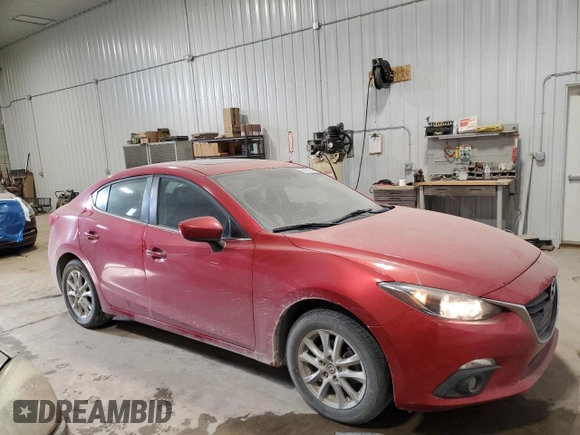 2016 Mazda 3 i Grand Touring with VIN 3MZBM1X75GM270335, listed as a Copart auction lot 89180945 with 102,836 mi miles and Salvage title. Bid and sale history available at DreamBid. Image 4.