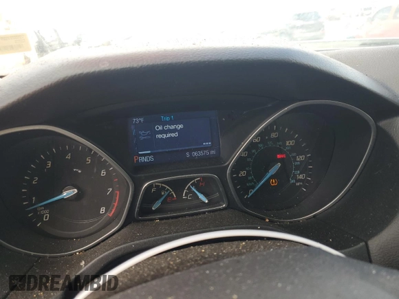 2014 Ford Focus SE with VIN 1FADP3F26EL216843, listed as a Copart auction lot 46090705 with 63,575 mi miles and Salvage Title. Bid and sale history available at carsss.com. Image 9.