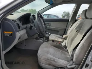2007 Kia Spectra EX with VIN KNAFE121375410633, listed as a Copart auction lot 57424305 with Not provided miles and Salvage title. Bid and sale history available at DreamBid. Image 7.