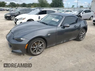 2023 Mazda MX-5 Miata RF Grand Touring with VIN JM1NDAM7XP0558827, listed as a Copart auction lot 79390864 with 14,901 mi miles and Salvage Title. Bid and sale history available at carsss.com. Image 1.
