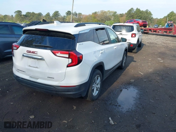 2023 GMC Terrain SLE with VIN 3GKALTEG7PL237976, listed as a IAAI auction lot 42165476 with 28,667 mi miles and . Bid and sale history available at carsss.com. Image 4.