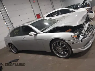 2004 BMW 7 Series 745Li with VIN WBAGN63594DS55672, listed as a IAAI auction lot 42133834 with 119,912 mi miles and . Bid and sale history available at carsss.com. Image 13.