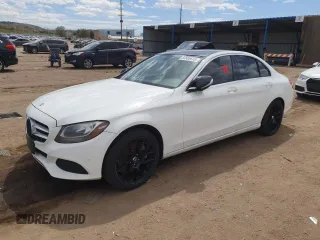 2015 Mercedes-Benz C-Class C 300 Luxury with VIN 55SWF4KB5FU016718, listed as a Copart auction lot 53585615 with 0 mi miles and Clean Title. Bid and sale history available at carsss.com. Image 1.