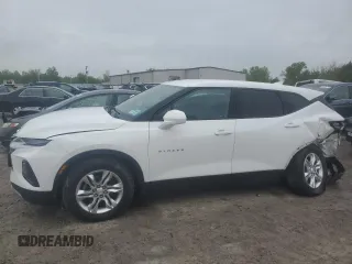 2019 Chevrolet Blazer z VIN 3GNKBBRA9KS614784, wystawiony jako Copart lot #57671305 z przebiegiem 53 724 mil mil oraz Szkoda całkowita • Salvage title. Historia ofert i sprzedaży dostępna na DreamBid. Obrazek 1.