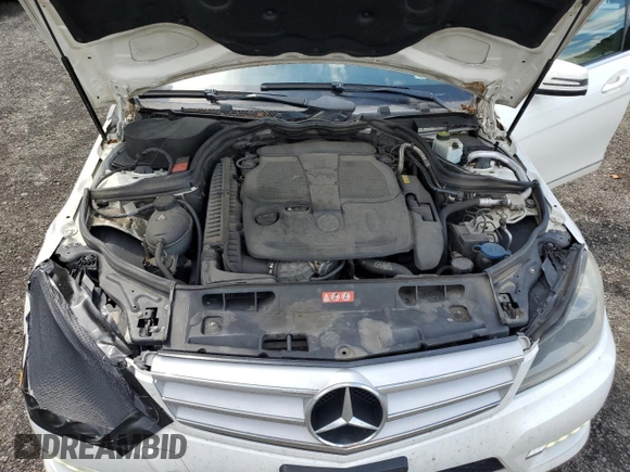 2013 Mercedes-Benz C 300 Sport with VIN WDDGF8AB1DG032261, listed as a Copart auction lot 63819795 with 162,525 mi miles and Salvage title. Bid and sale history available at DreamBid. Image 11.