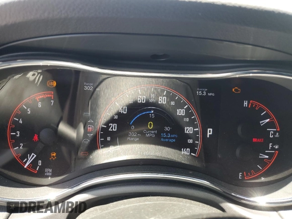 2017 Dodge Durango R/T z VIN 1C4SDHCT5HC660725, wystawiony jako Copart lot #57305275 z przebiegiem 114 956 mil mil oraz Szkoda całkowita • Salvage title. Historia ofert i sprzedaży dostępna na DreamBid. Obrazek 9.