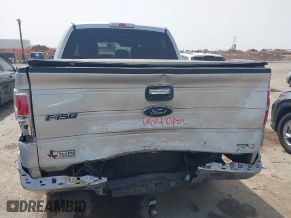 2013 Ford F-150 XL with VIN 1FTFW1CF6DKG22708, listed as a IAAI auction lot 41725908 with 155,530 mi miles and . Bid and sale history available at carsss.com. Image 6.