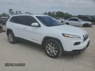 2015 Jeep Cherokee Limited with VIN 1C4PJLDS4FW700683, listed as a Copart auction lot 52969045 with 143,344 mi miles and Clean Title. Bid and sale history available at DreamBid. Image 4.