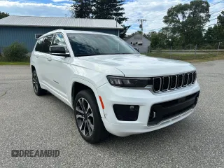 2021 Jeep Grand Cherokee Overland with VIN 1C4RJKDG1M8190583, listed as a Copart auction lot 64334945 with 105,232 mi miles and Clean title. Bid and sale history available at DreamBid. Image 1.