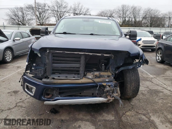 2018 Nissan Titan Pro-4X z VIN 1N6AA1E55JN505223, wystawiony jako Copart lot #85542844 z przebiegiem 113 601 mil mil oraz Szkoda całkowita • Salvage title. Historia ofert i sprzedaży dostępna na DreamBid. Obrazek 5.