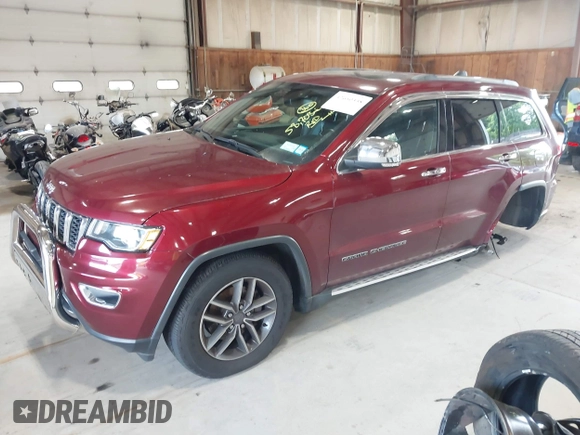 2019 Jeep Grand Cherokee Limited with VIN 1C4RJFBG2KC778478, listed as a IAAI auction lot 42650338 with 58,703 mi miles and . Bid and sale history available at DreamBid. Image 18.