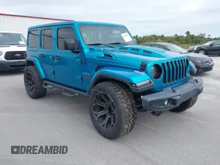 2020 Jeep Wrangler Unlimited Sahara with VIN 1C4HJXEN6LW231189, listed as a IAAI auction lot 41395059 with 59,399 mi miles. Bid and sale history available at carsss.com. Image 1.