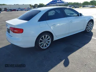 2014 Audi A4 Premium with VIN WAUAFAFL8EN012835, listed as a IAAI auction lot 41558062 with 105,674 mi miles. Bid and sale history available at carsss.com. Image 4.
