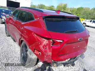 2019 Chevrolet Blazer RS z VIN 3GNKBJRS7KS693603, wystawiony jako IAAI lot #42342389 z przebiegiem 54 641 mil mil oraz . Historia ofert i sprzedaży dostępna na DreamBid. Obrazek 6.