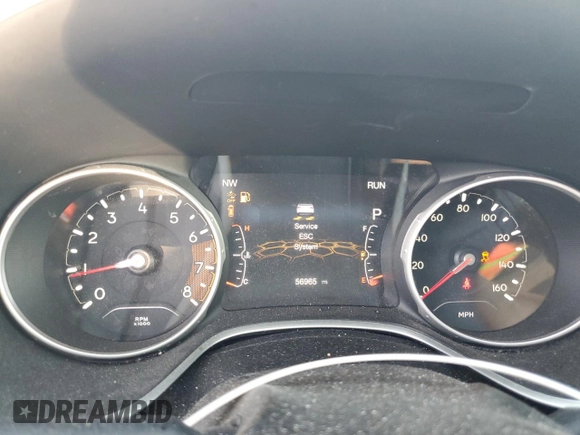 2020 Jeep Compass Limited with VIN 3C4NJDCB7LT251337, listed as a Copart auction lot 53701215 with 56,965 mi miles and Salvage Title. Bid and sale history available at carsss.com. Image 9.