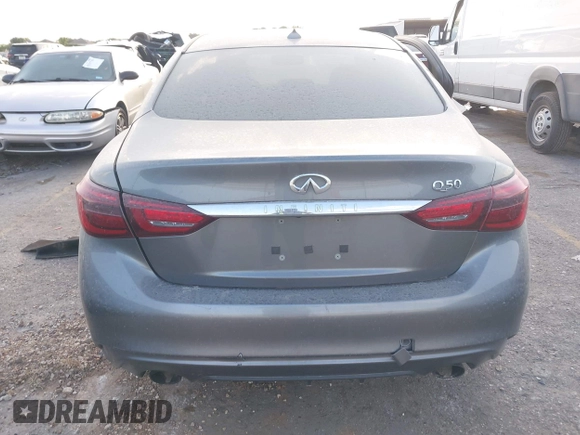 2018 Infiniti Q50 Luxe with VIN JN1EV7AP3JM358783, listed as a IAAI auction lot 42338894 with 100,895 mi miles and . Bid and sale history available at DreamBid. Image 16.