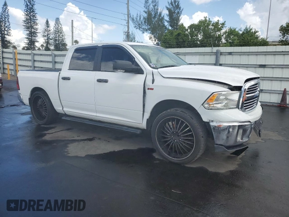 2018 Ram 1500 Big Horn with VIN 3C6RR6LT4JG171327, listed as a Copart auction lot 55954515 with 76,132 mi miles and Salvage title. Bid and sale history available at DreamBid. Image 4.