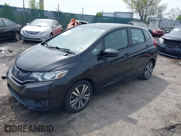 2015 Honda Fit EX-L with VIN 3HGGK5H80FM701502, listed as a IAAI auction lot 42130607 with Not Provided miles and . Bid and sale history available at DreamBid. Image 2.