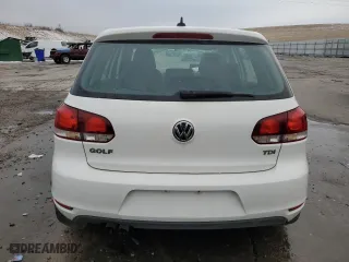 2011 Volkswagen Golf TDI with VIN WVWDM7AJ9BW343668, listed as a Copart auction lot 45813765 with 86,490 mi miles and Salvage Title. Bid and sale history available at carsss.com. Image 6.