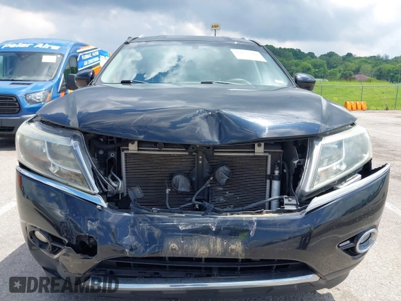 2014 Nissan Pathfinder S with VIN 5N1AR2MM1EC696341, listed as a IAAI auction lot 42255710 with 99,680 mi miles and . Bid and sale history available at DreamBid. Image 12.