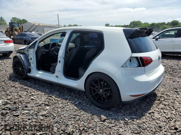 2015 Volkswagen Golf GTI Autobahn with VIN 3VW4T7AU0FM098534, listed as a Copart auction lot 59828284 with 76,420 mi miles and Salvage Title. Bid and sale history available at carsss.com. Image 2.