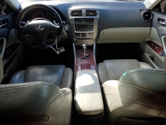 2006 Lexus IS 250 with VIN JTHCK262262004364, listed as a Copart auction lot 80584384 with 219,592 mi miles and Clean Title. Bid and sale history available at DreamBid. Image 8.