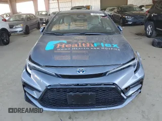 2023 Toyota Corolla Hybrid LE with VIN JTDBCMFE9P3013378, listed as a Copart auction lot 46881875 with 22,183 mi miles and Salvage Title. Bid and sale history available at carsss.com. Image 5.