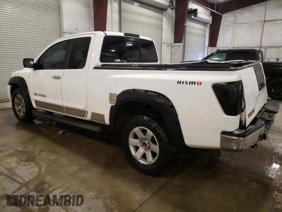 2005 Nissan Titan SE with VIN 1N6BA06B05N522536, listed as a Copart auction lot 88483945 with 183,459 mi miles and Salvage title. Bid and sale history available at DreamBid. Image 2.