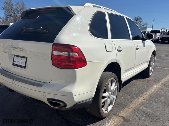 2008 Porsche Cayenne S with VIN WP1AB29P28LA43127, listed as a Copart auction lot 48801415 with 176,557 mi miles and Clean Title. Bid and sale history available at carsss.com. Image 4.