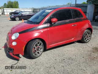 2014 FIAT 500 Sport z VIN 3C3CFFBR4ET208651, wystawiony jako Copart lot #59298925 z przebiegiem 117 206 mil mil oraz Szkoda całkowita • Salvage title. Historia ofert i sprzedaży dostępna na DreamBid. Obrazek 1.