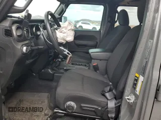 2022 Jeep Wrangler Unlimited Willys with VIN 1C4HJXDN8NW241324, listed as a Copart auction lot 49403795 with 25,727 mi miles and Salvage Title. Bid and sale history available at DreamBid. Image 7.