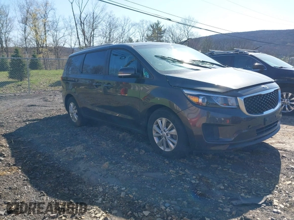2018 Kia Sedona LX with VIN KNDMB5C12J6372631, listed as a IAAI auction lot 41994306 with 75,918 mi miles. Bid and sale history available at carsss.com. Image 1.