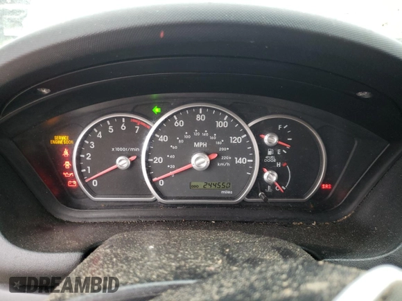 2008 Mitsubishi Galant DE with VIN 4A3AB26F98E012343, listed as a Copart auction lot 68903454 with 244,550 mi miles and Salvage Title. Bid and sale history available at carsss.com. Image 9.