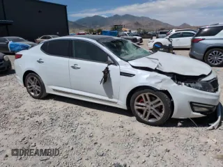 2013 Kia Optima SX с VIN 5XXGR4A6XDG091796, выставлен на аукционе Copart как лот 60294155 с пробегом Не указан миль и Списание • Salvage title. История ставок и продаж доступна на DreamBid. Изображение 13.